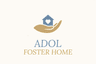 ADOL Foster Home logo — a hand cradling a house with a heart